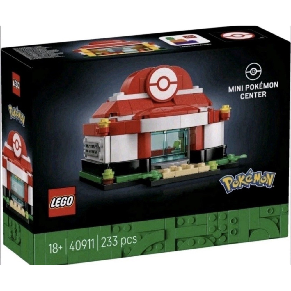 LEGO 40911 Mini Pokemon Center - Brand New - In Hand, Ready to Ship!